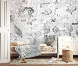 Les 5 continents | Grisaille