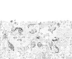 Les 5 continents | Grisaille